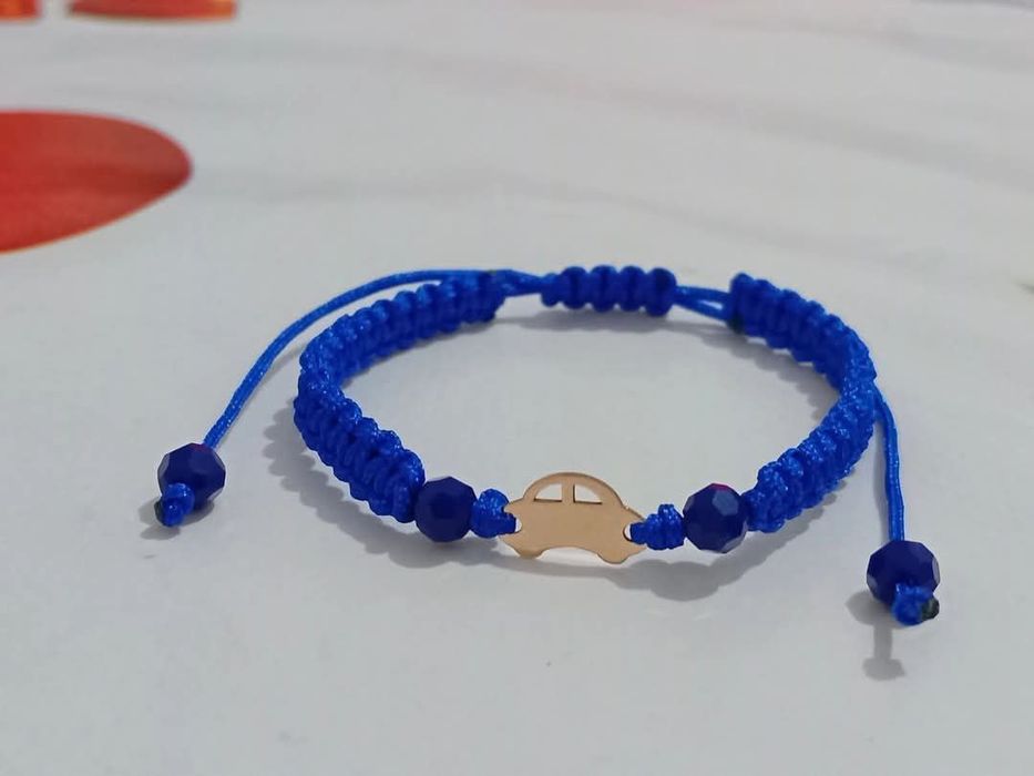 Brățări din șnur cu aur 14k pt copii! Nu vând la gram!