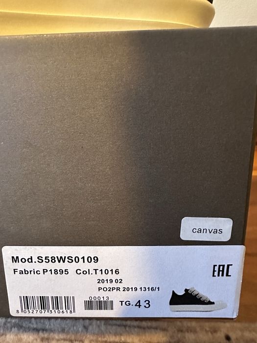 Rick Owens DRKSHDW Jumbolace Low Black