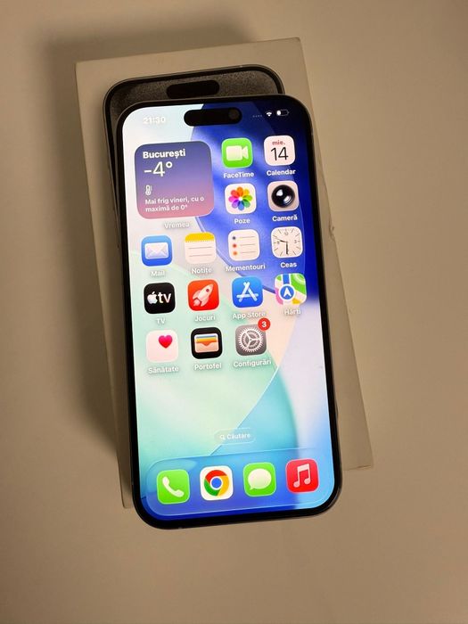 Vand Sau Schimb IPhone 15 PRO White Titanium 128Gb Neverlocked