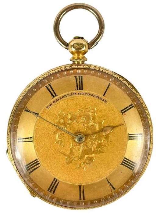 Златен джобен часовник 18 ct. !!!