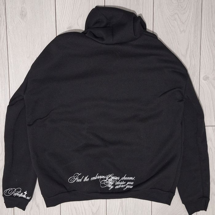 Худи черное с принтом