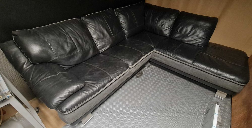 Диван естествена кожа