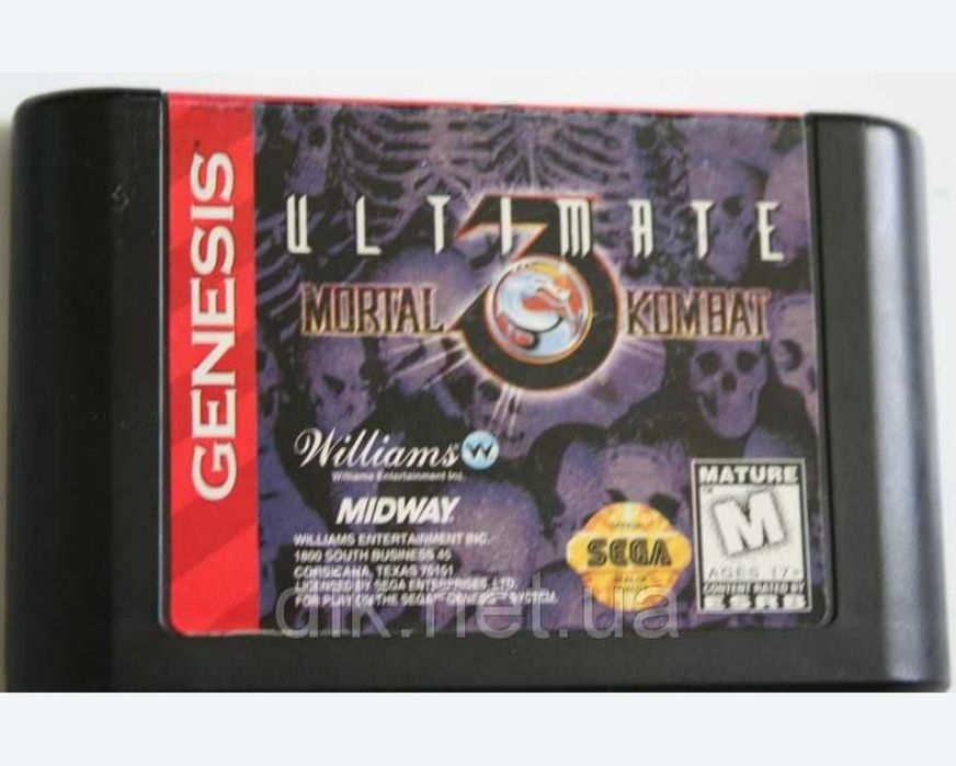 Sega kaseta kartrij Mortal kombat