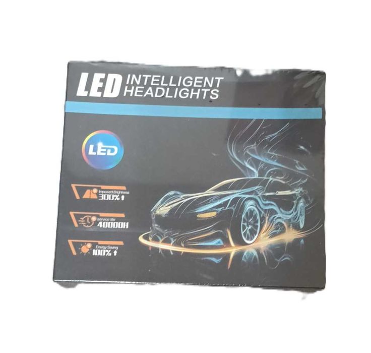 Set 2 becuri led auto H7 180W 6000k 20000lm forma la fel cu halogen