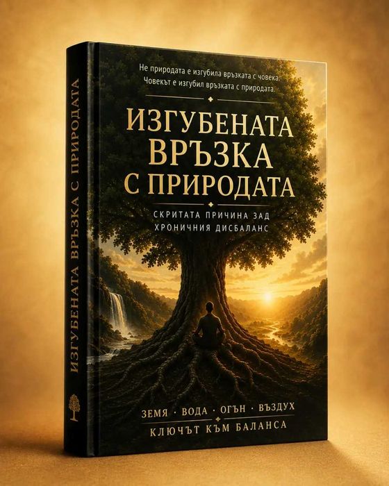 „Изгубената връзка с природата“  Книга за връзката между човека, начина ни на живот и природата
