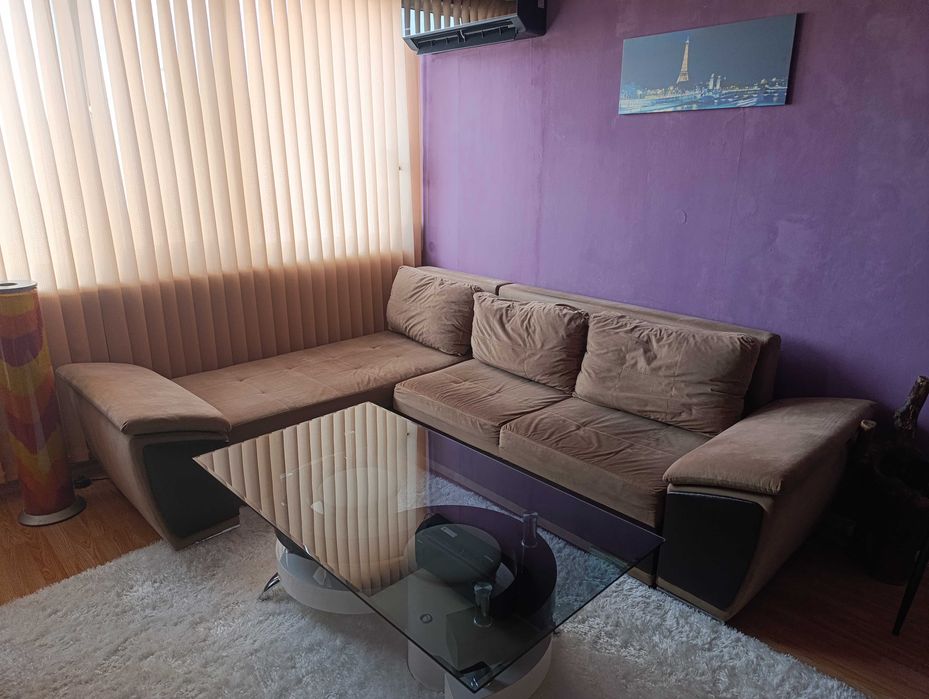 Холов ъглов диван