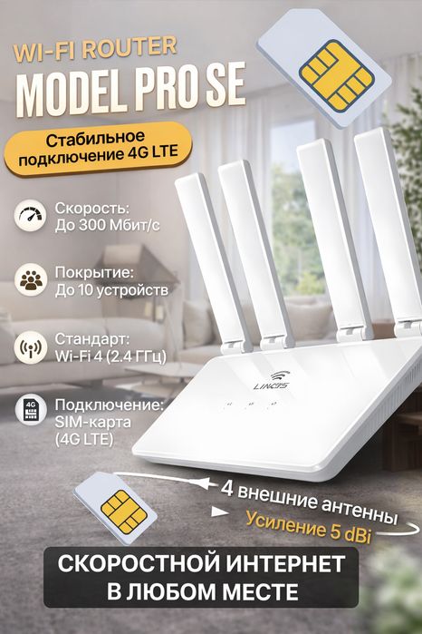 CPF906 WiFi Router 4G CPE LTE Sim Karta Router, вифи роутер