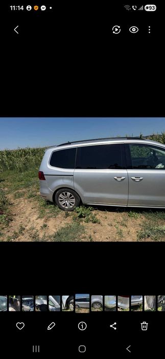 Vw sharan avariat