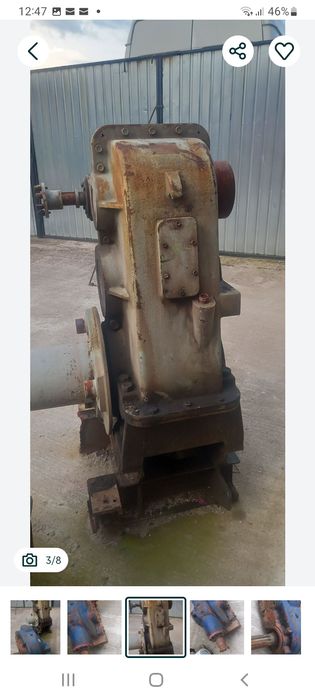 reductor troliu macara Zemag 30 t raport 160 la 1