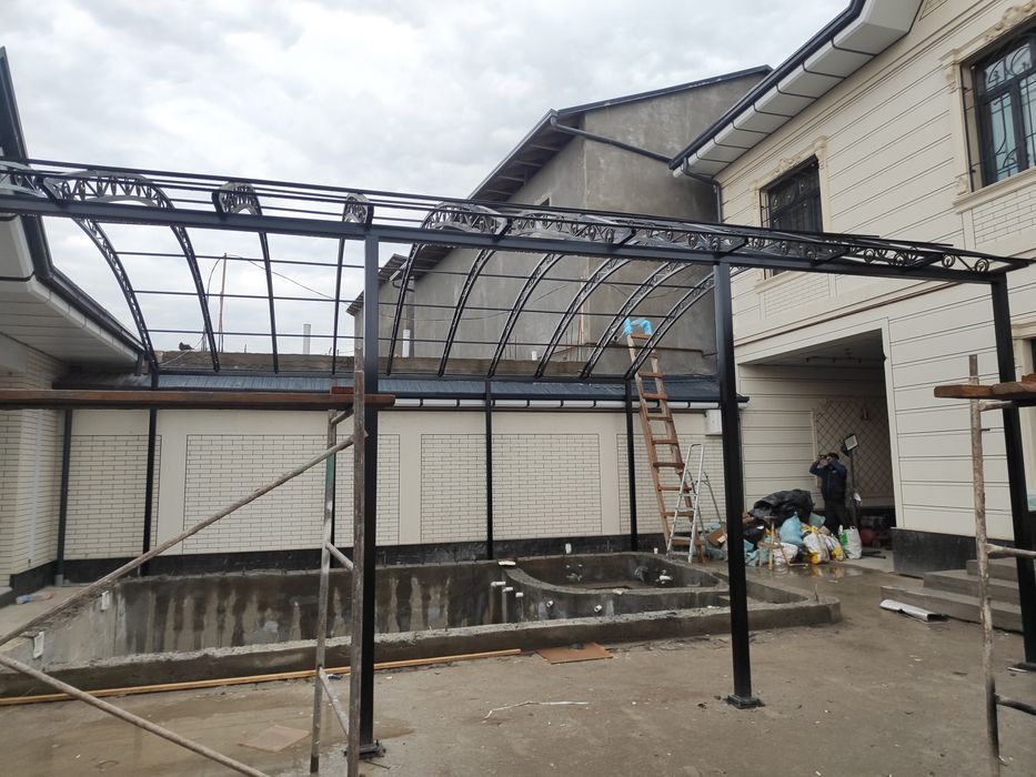 Решетка, Забор , Лестницы,Перилла ,Навеси