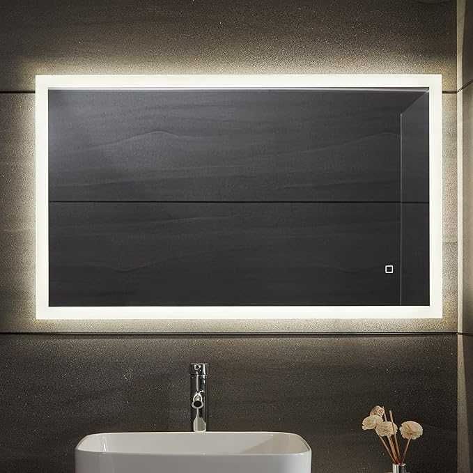 Aquamarin® LED осветени огледала за баня - 80 x 60 cm