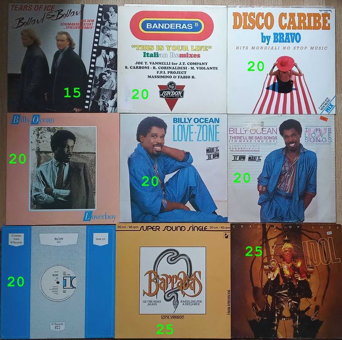 discuri vinil maxi-singles 12", 45rpm