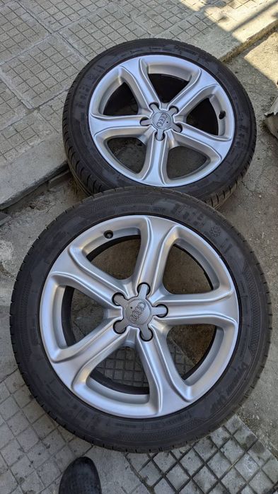 Оригинални джанти 17-ки с гуми за Ауди А4 5х112 235/45/17 Audi A4