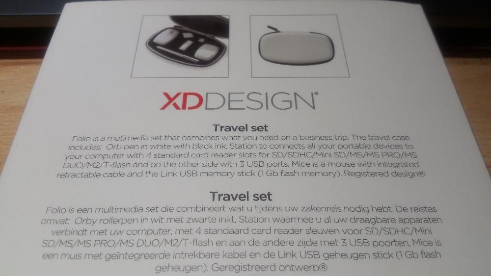 FOLIO XD Design Office Travel Kit Multimedia - ideal cadou