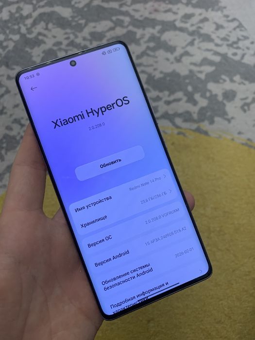 Xiaomi Redmi note 14pro 8/256