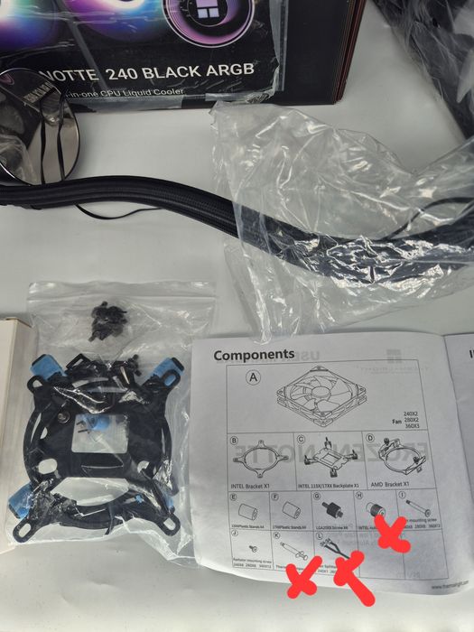 Cooler Procesor Lichid Thermalright Frozen Notte 240 Black ARGB