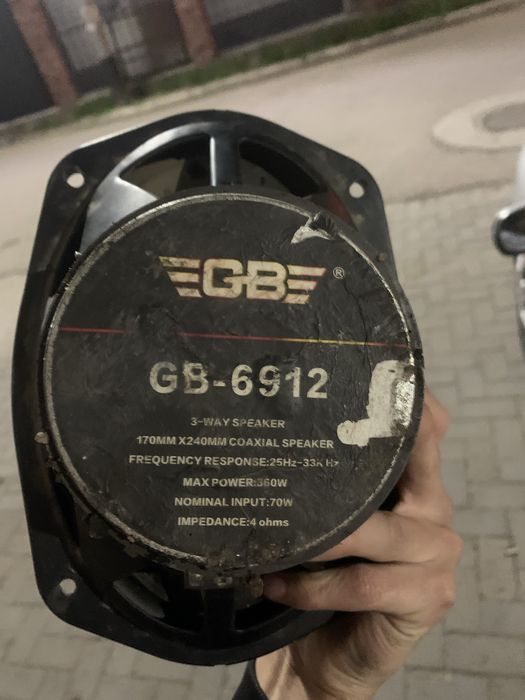 GB колонки в машину дыня