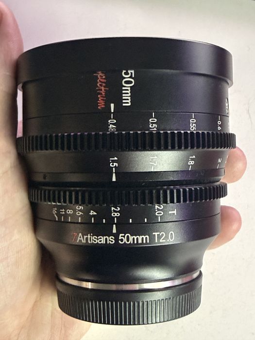 7Artisans 50mm T2.0