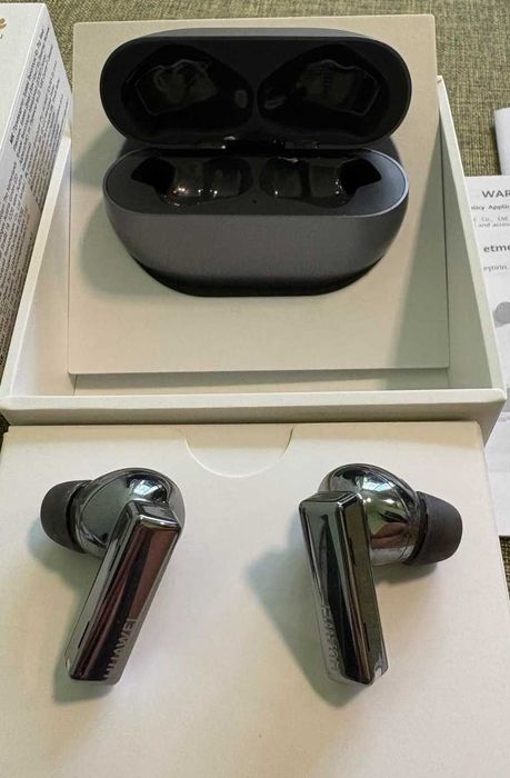 Слушалки Huawei FreeBuds Pro, Active Noise Cancelling, Silver Frost