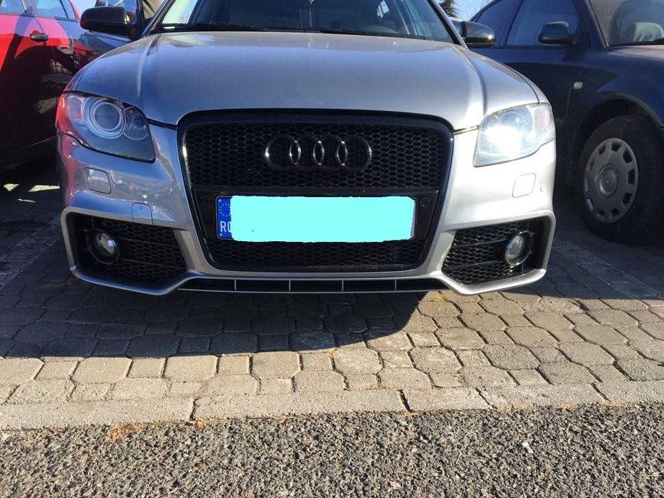 Bara fata cu spalator far Audi A4 B7 RS LOOK 2004-2007 + SLINE