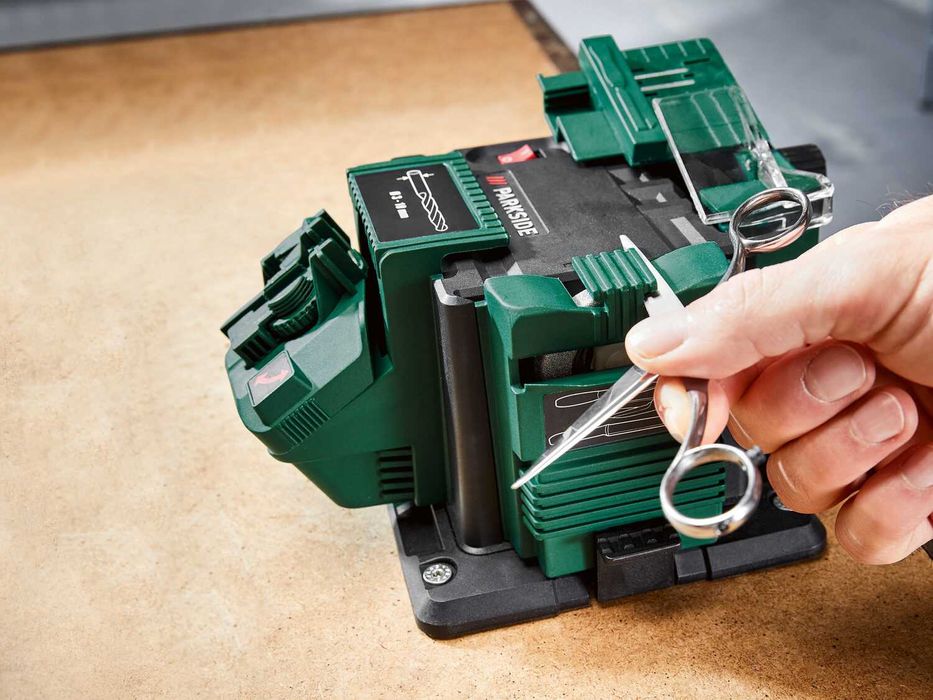 STATIE, aparat, masina, dispoztiv de ASCUTIT cutite, foarfeci, NOUA