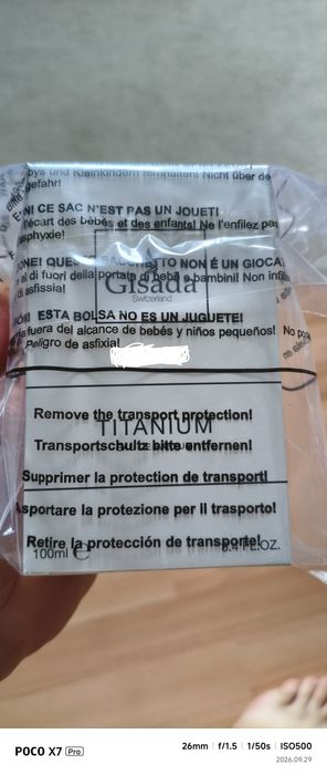 Gisada titanium...