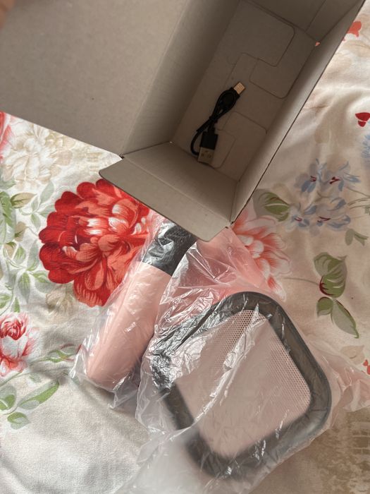 мини колонка с микрофоном