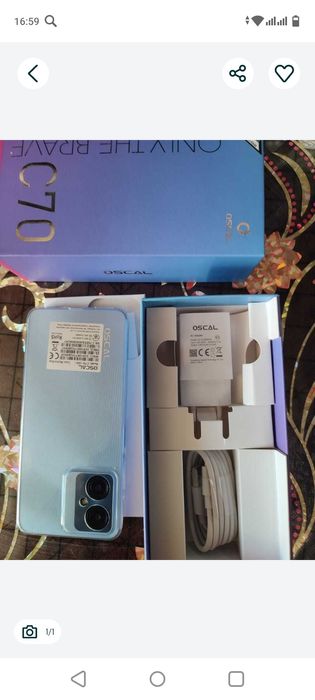 Андроид смартфон Oscal С70