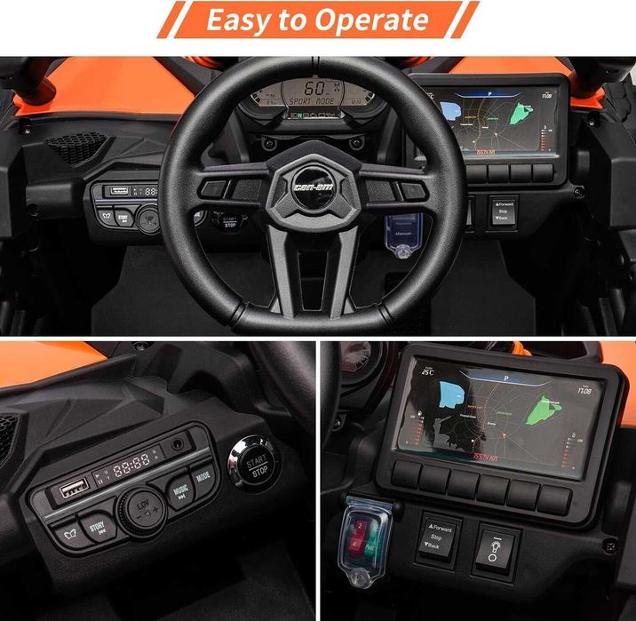 Акумулаторен ДЖИП Can-Am Maverick 4x4 UTV 24v батерия С ДИСТАНЦИОННО