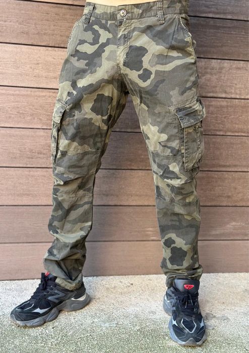 Мъжки камуфлажни карго панталони