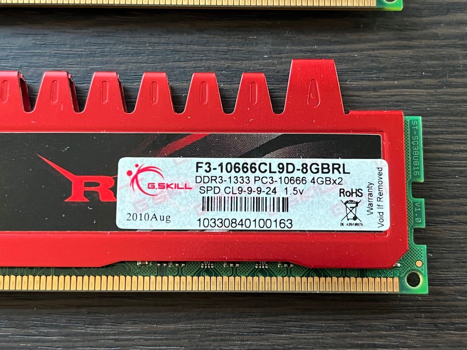 RAM 2x4Gb G.Skill Ripjaws