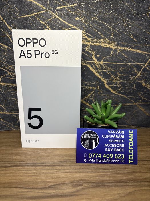 Oppo A5 Pro 5G 256Gb / Garantie 2 ani Centrul de Telefoane / Rate