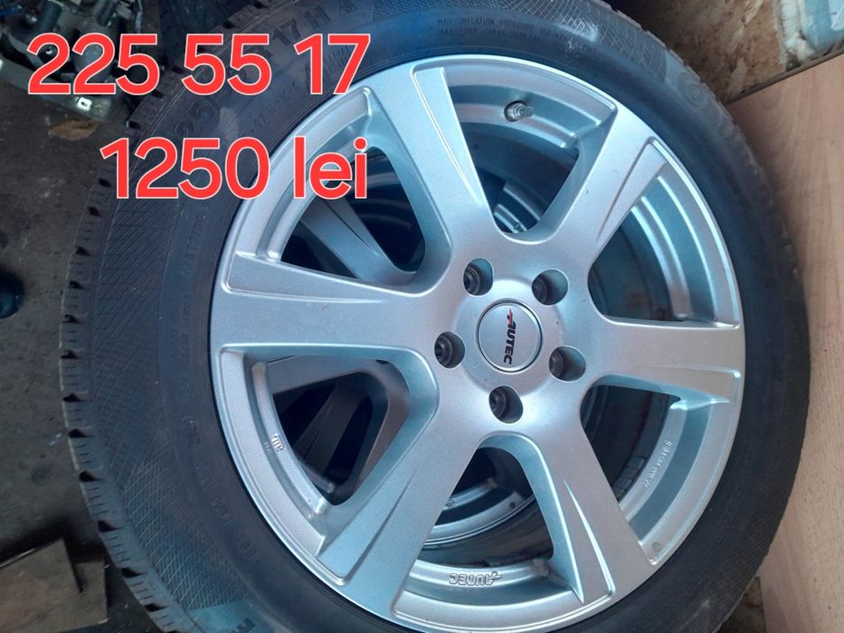 Jante R 17 și 16 5x112 cauciucuri m+s