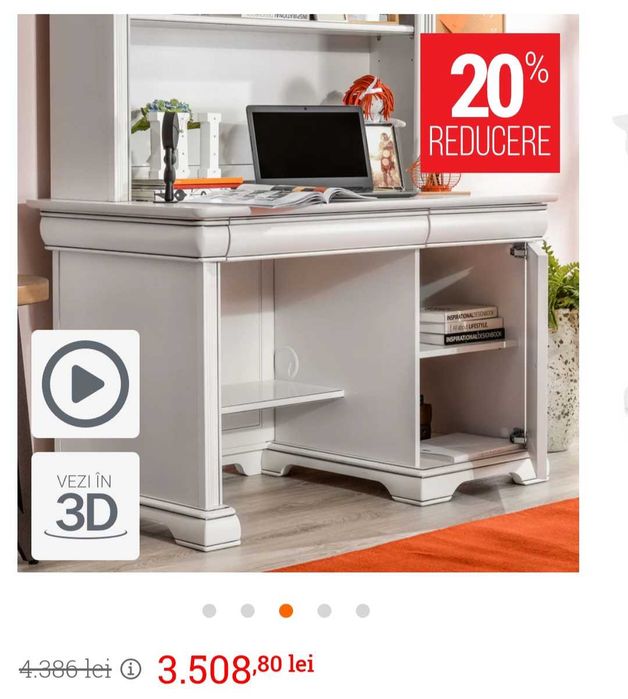 Vand Birou JAZZ 1 ușă, 2 sertare , Mobexpert