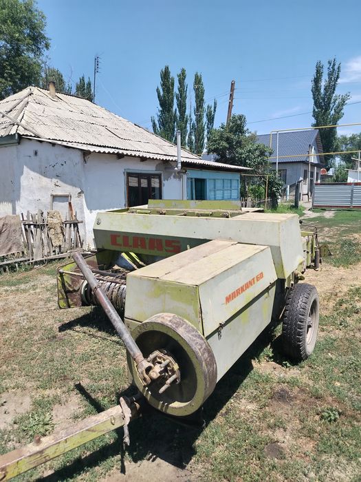 Мтз 80 преспен бірге claas markant 60