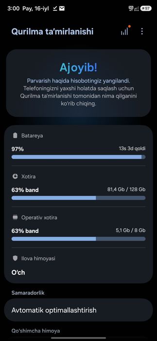 Samsung a36 8/128 GB