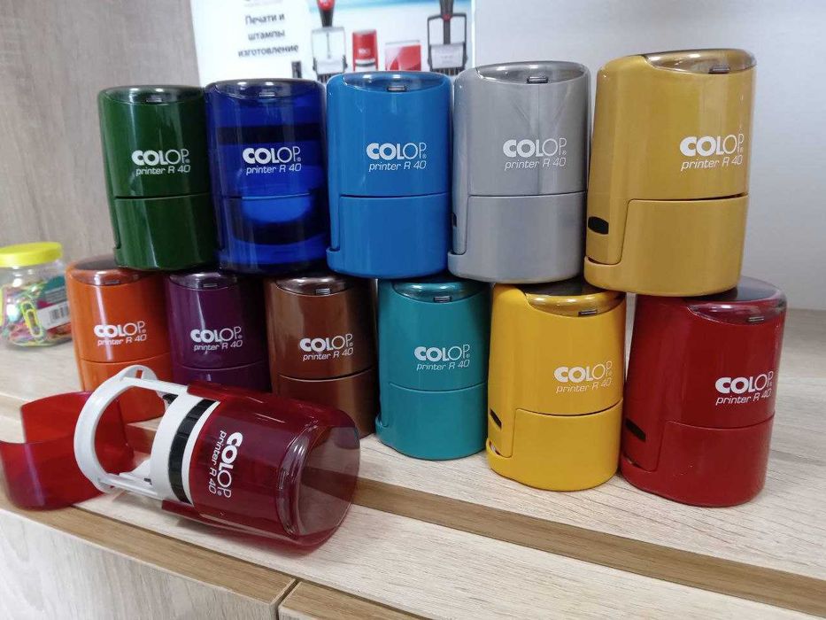 Изготовим печати,штампы, дубликаты, печати с логотипом, цветные печати