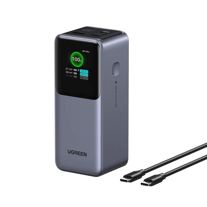 UGREEN Power Bank 20000mAh 130W – для ноутбука и телефона