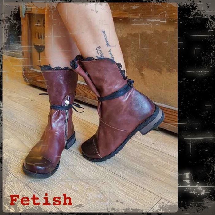 Fetish style! Комплект чисто нови боти и чанта от естествена кожа!