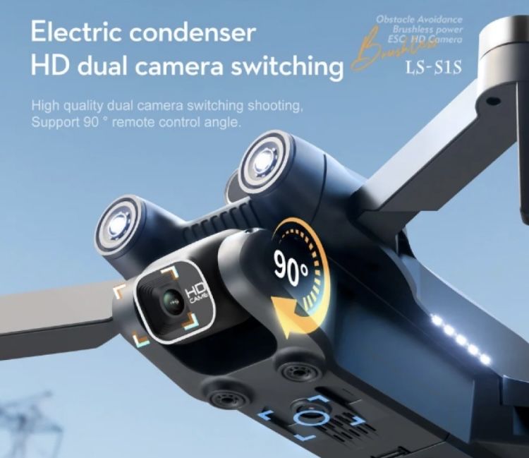 Дрон с двойна камера 4k HD