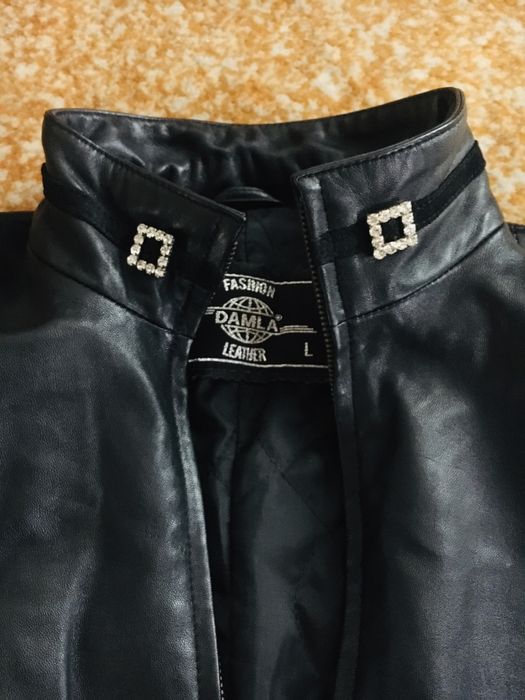 Итальянское кожа плащ пальто DAMLA, подойдёт отлично на Весну и Осень