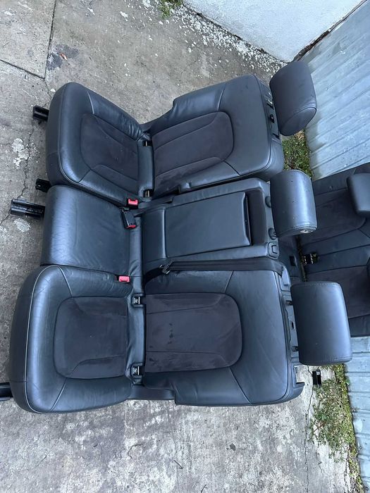 Interior S-Line Recaro Audi Q7 2006–2015–full electric   memorii–piele