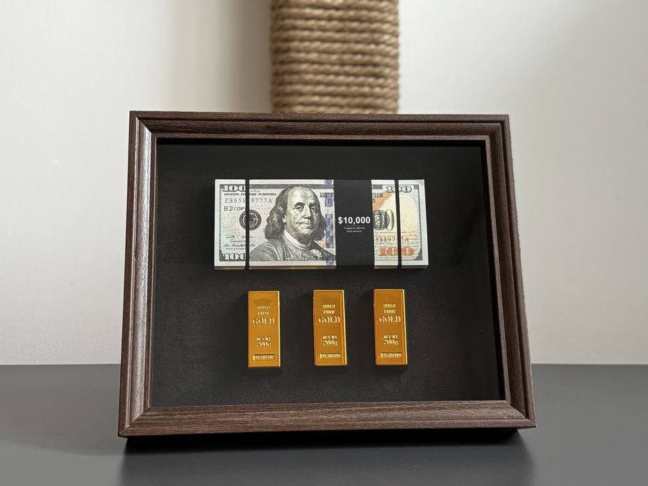 Tablou 3D Luxury – Cash & Gold