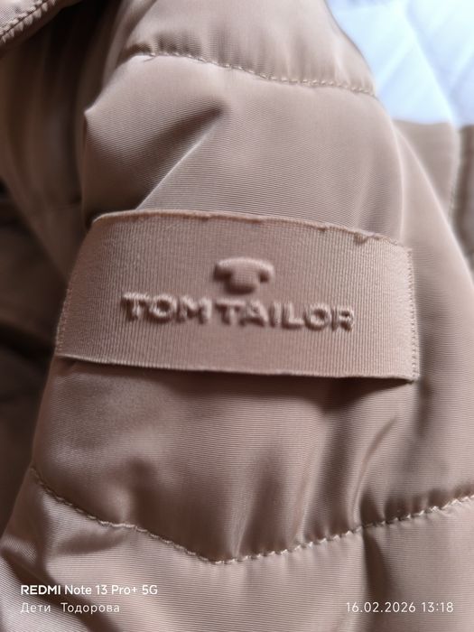 Продавам ново марково,зимно,бежово яке Tom Tailor.