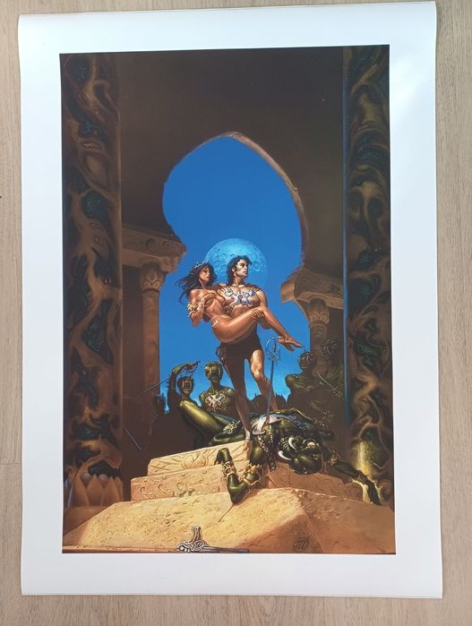 Pânză pentru tablouri Frazetta  , Sorayama  , Koufay  , Cheval