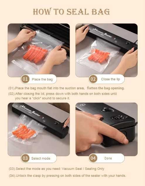 ЧИСТО НОВИ Вакуум машина, компактен уред за вакуумиране