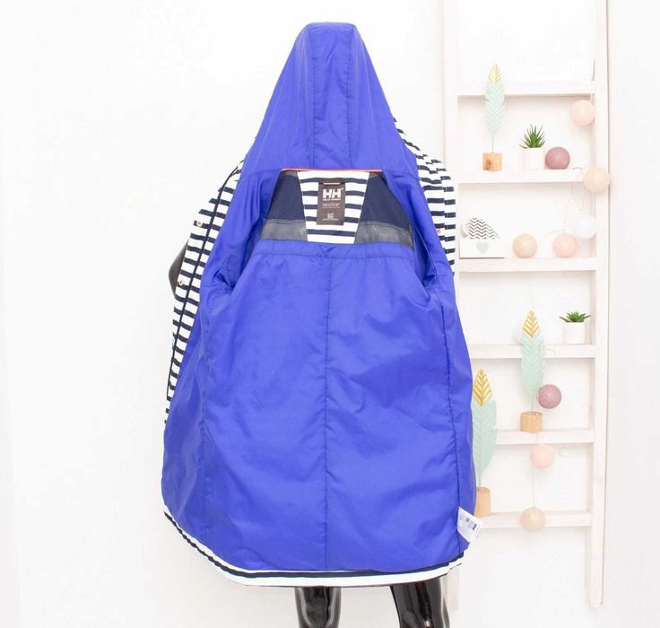 Helly Hansen Lyness дамско яке дъждобран синьо райе водоустройчиво S