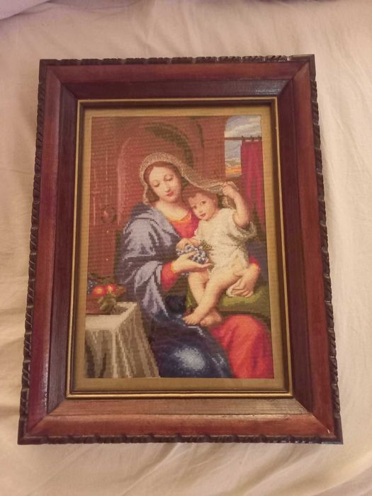 Гоблени Зима с Параклис, Мост Мостар, Мадона с грозде, Скалната мадона