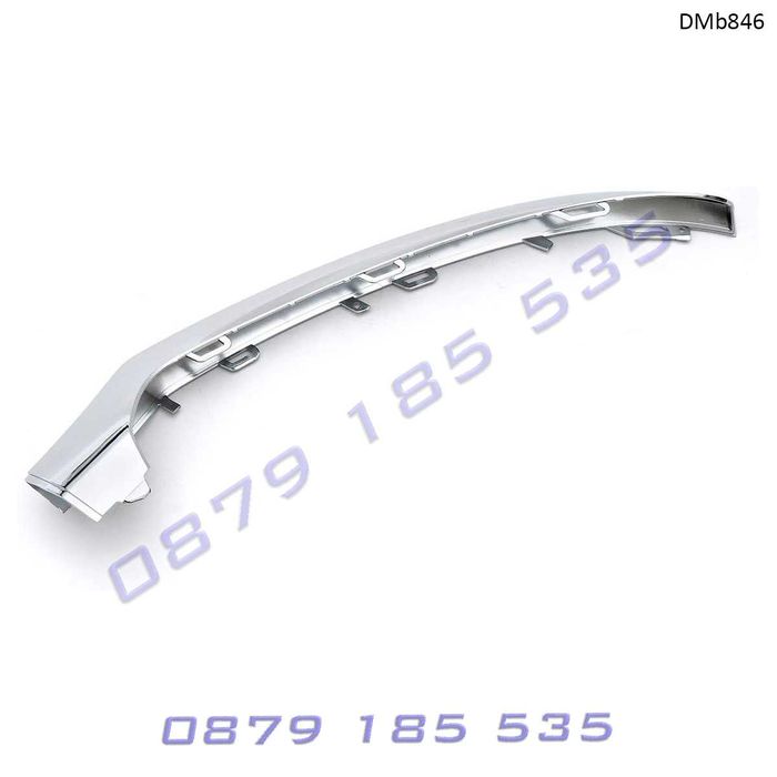 Тунинг хром лайсни за спойлер предна броня Mercedes C-Class W205 AMG