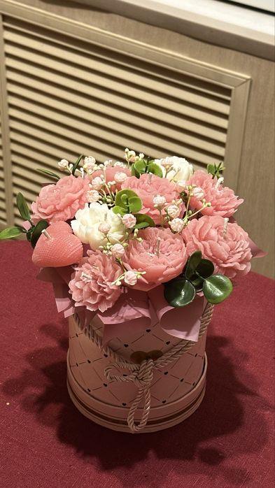 Букеты из свечей. В подарок на 8марта